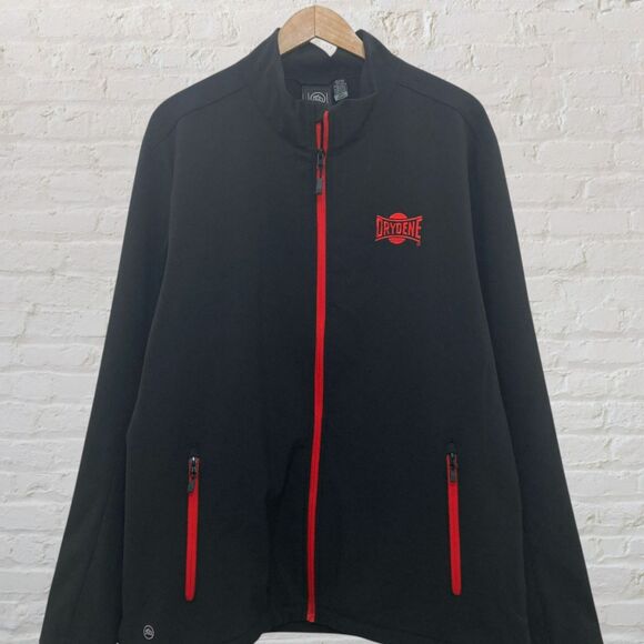 Stormtech Orbiter Softshell Jacket 2XL Black Red Performance Water Repellent - Picture 3 of 15